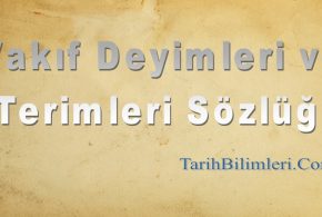 Vakıf Deyimleri ve Terimleri Sözlüğü